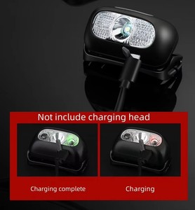 Lampe frontale LED rechargeable ANT5PPE en gros pour éclairage de sécurité au travail avec bandeau élastique - Product Image 4