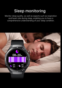 Reloj Inteligente IP68 de 1.53 Pulgadas HW95, Reloj Deportivo para Hombre, ECG, PPG, Monitor de Actividad Física, Frecuencia Cardíaca, Pulsera Inteligente Redonda, Resistente al Agua - Product Image 2