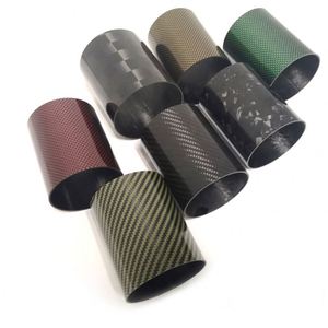 Assortiment de tubes courts en fibre de carbone multicolores 3K haute résistance pour la modification automobile, les projets de bricolage et les créations décoratives - Product Image 6
