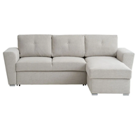 Sofá Cama de Estilo Moderno y Lujoso para Sala de Estar, con Capacidad para 2 o 3 Personas