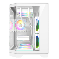 Custom Micro ATX PC Case Gaming Case Gamer PC Cabinet Chassis Desktop Casing Tempered Glass Computer Cases