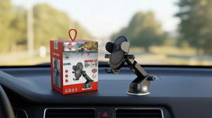 Supporto Universale per Auto Wisdomup CJ-03, Rotazione a 360 Gradi, in Plastica e Metallo, per Parabrezza - Product Image 2