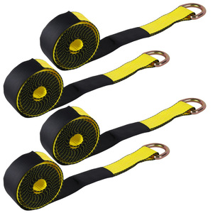 Cargo Strap 3660mm 51mm D-Ring <b>Polyester</b> <b>Tie</b> Down 11000lbs Strength Tire Bundle 4-Pack - Product Image 2