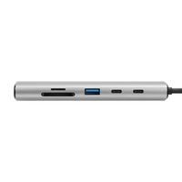 Station d'accueil USB 10-en-1 VCOM en stock avec moniteur MST, HDMI 8K, DP, charge 100W, lecteur de cartes SD/TF, RJ45 1000 Mbps et hub USB-C