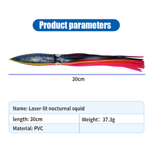 Señuelo <span class=keywords><strong>de</strong></span> pesca <span class=keywords><strong>de</strong></span> calamar <span class=keywords><strong>de</strong></span> 15 pulgadas con peso, señuelo <span class=keywords><strong>de</strong></span> arrastre con falda, señuelo <span class=keywords><strong>de</strong></span> calamar <span class=keywords><strong>de</strong></span> goma, señuelo <span class=keywords><strong>de</strong></span> calamar <span class=keywords><strong>de</strong></span> plástico blando - Product Image 4