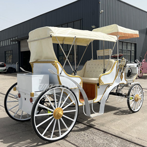 Charrette Électrique Haute Performance à 4 Roues, Alimentée par Batterie, pour Visites Touristiques et Utilisation dans les Parcs d'Attractions - Product Image 1