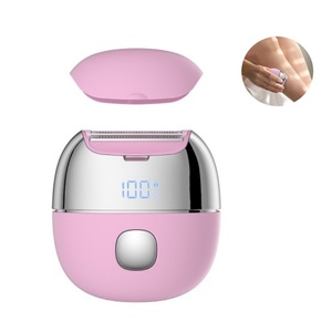 Recortadora de Bikini eléctrica, <span class=keywords><strong>para</strong></span> cara afeitadora indolora, piernas, axilas, impermeable, portátil, depiladora <span class=keywords><strong>para</strong></span> <span class=keywords><strong>mujer</strong></span>, afeitadora <span class=keywords><strong>para</strong></span> zonas íntimas - Product Image 1
