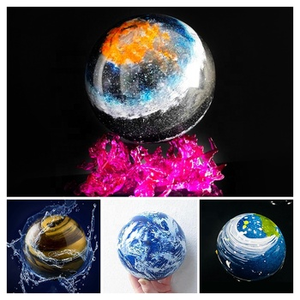 Offre Spéciale nouveau 3d personnalisé <span class=keywords><strong>planète</strong></span> chocolat moule en plastique rond bonbons <span class=keywords><strong>gâteau</strong></span> chocolat moules - Product Image 3