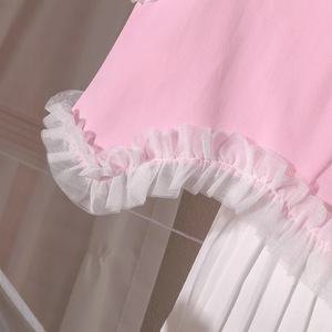 Nuovo Set Estivo per Ragazze: Canotta con Bordo in Pizzo, <span class=keywords><strong>Pantaloni</strong></span> Plissettati e Borsa a Tracolla, Set di Tre Pezzi - Product Image 3