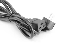 Câble d'alimentation 1m noir 16A 220V EU 3 broches CEE 7/7 vers prise femelle C19 H05VV-F 3G*1.5mm2