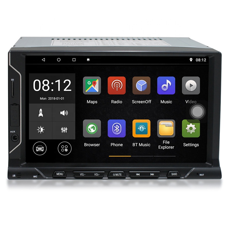 Горячая Распродажа 7 дюймов Android8.1 сенсорный экран навигации музыка MP5 плеер для автомобиля