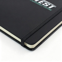Carnet personnalisé en cuir PU avec couverture rigide, logo personnalisé, carnets promotionnels A5 avec logo