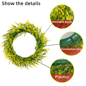 Guirnalda Artificial de Eucalipto de Primavera 2025, Decoración para Interiores/Exteriores, para Colgar en Puertas, Venta al Por Mayor - Product Image 3