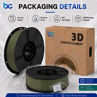 Filament d'impression 3D en ABS renforcé de fibre de carbone OEM 1,75 mm, haute rigidité, pièces mécaniques légères, moulage