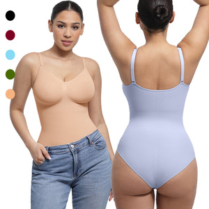 Hexin Body Modellante Elasticizzato Traspirante <span class=keywords><strong>a</strong></span> Corpo Intero Canotta Modellante Taglie Forti Invisibile Sotto i Vestiti per Donne - Product Image 1
