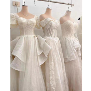 Vêtements pour femmes Velvet Long Evening Ball Grown Wedding Dress Dress Form Hanging <span class=keywords><strong>Mannequin</strong></span> Torso Female Body for Clothing Shop - Product Image 3