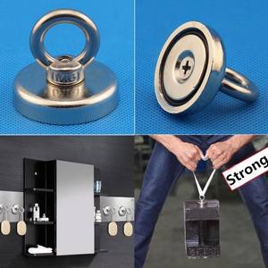 Directo de fábrica China <span class=keywords><strong>Potente</strong></span> imán de pez de neodimio de un solo lado magnético con imán de anillo de elevación - Product Image 5