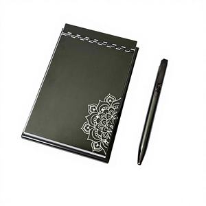 Ensemble cadeau promotionnel de haute qualité en acier avec revêtement PVD, instrument d'écriture de classe exécutive, logo personnalisé, boîte artisanale magnifique - Product Image 1