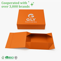 Caja de Regalo Magnética Plegable Personalizada con Logotipo en Relieve Plateado, Materiales Reciclados, Forro de Esponja - Empaque Moderno y de Lujo