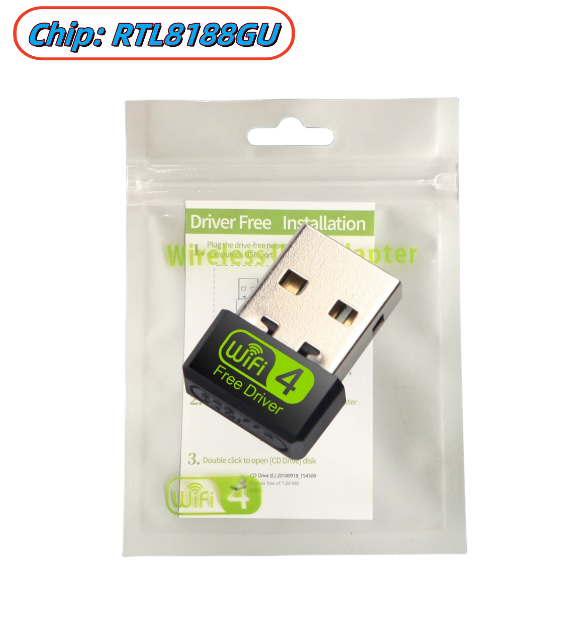 Chip: Bolsa de PE RTL8188GU