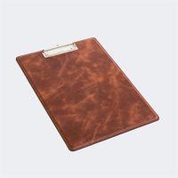 Porte-menu en cuir A4 personnalisé, couverture de menu, pochettes en cuir pour menu de restaurant, porte-menu