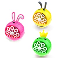 Summer Kids Portable Cartoon Rabbit Bubble Machine Outdoor Bubble Toy avec 60ml Bubble Solution Ideal for Backyard Play Park