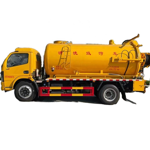 Diesel-Fueled Municipal Sanitation Sewage Pumping Manure Truck High Pressure Pipeline Septic Truck Motor Gearbox Used Sewage - Product Image 1