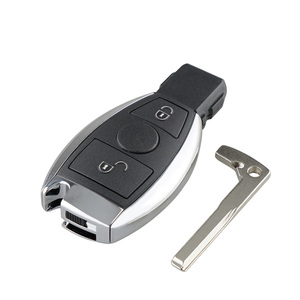 Clé de voiture intelligente non coupée <span class=keywords><strong>Mercedes</strong></span> Benz, télécommande pliable à 2 boutons avec puce BGA, pour classes E, S, G, CLK, SLK, ML 2000+, 433 MHz, lame non coupée - Product Image 5