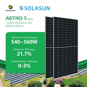 <span class=keywords><strong>Astronergy</strong></span> monofacial ชุดแผงโซลาร์เซลล์ <span class=keywords><strong>CHINT</strong></span> N5 560W 580W แผงโซลาร์เซลล์550W monocrystalline