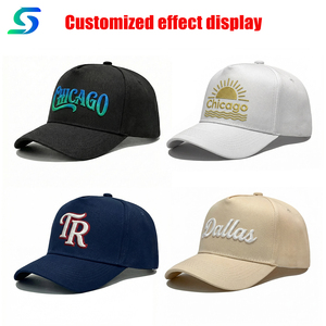 Gorra de Béisbol Unisex de Fábrica 100% Algodón, Venta al Por Mayor, Logotipo Personalizado Bordado, Gorra de Béisbol Lisa de 5 Paneles para Hombre y Mujer - Product Image 2