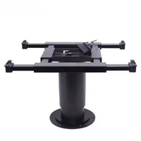 Reimo Pied de table haute réglable à 360 degrés pour Yacht RV Car Comfort Interior Rail Clips Meubles Sièges de voiture modifiés