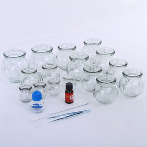 <span class=keywords><strong>Set</strong></span> bekam kaca 16 cangkir, alat terapi tradisional Cina - Product Image 1