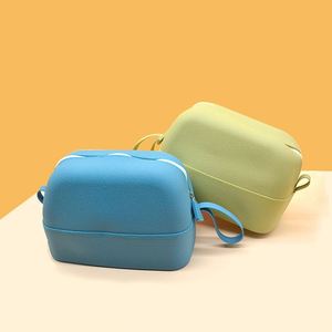 Sac de rangement cosmétique en silicone imperméable grande capacité, sac de voyage personnalisé avec logo pour femmes, vente en gros - Product Image 1
