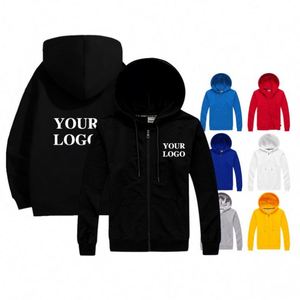 Sudaderas con Capucha Grises Personalizadas con Cierre, Sublimación en Blanco con Logotipo, Fabricantes de Algodón al por Mayor, Ropa Unisex para Hombre, Sudadera Personalizada para Hombre - Product Image 1