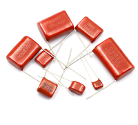 Le rouge Cbb81 102J 152J 562J 1600V a métallisé le type de produit à haute tension de condensateur de film de polypropylène
