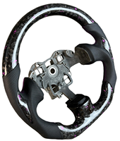 Volant en cuir chauffant personnalisé, forgé, avec LED et fibre de carbone pour Peugeot RCZ 206/207/208/308/408/508/MK1/GTI