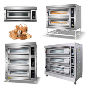<span class=keywords><strong>Petit</strong></span> four à gaz et électrique <span class=keywords><strong>professionnel</strong></span> commercial pour la cuisson du pain simple double pont pour la boulangerie-pâtisserie équipement <span class=keywords><strong>de</strong></span> boulangerie avec vapeur - Product Image 4