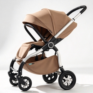 Landleopard Tiger Tek Elle Katlanabilir 3'ü 1 Arada Bebek Arabası Seyahat Puset Arabası 20KG Taşıma Kapasitesi 0-3 Yaş Arası - Product Image 1