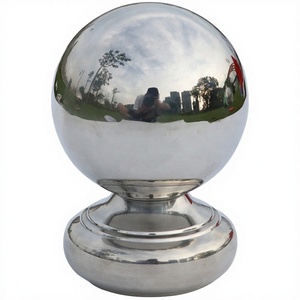 316L Stainless Steel Spindle <b>Ball</b> for Handrail Stanchion AiSi Standard Mirror Shinny Surface - Product Image 3