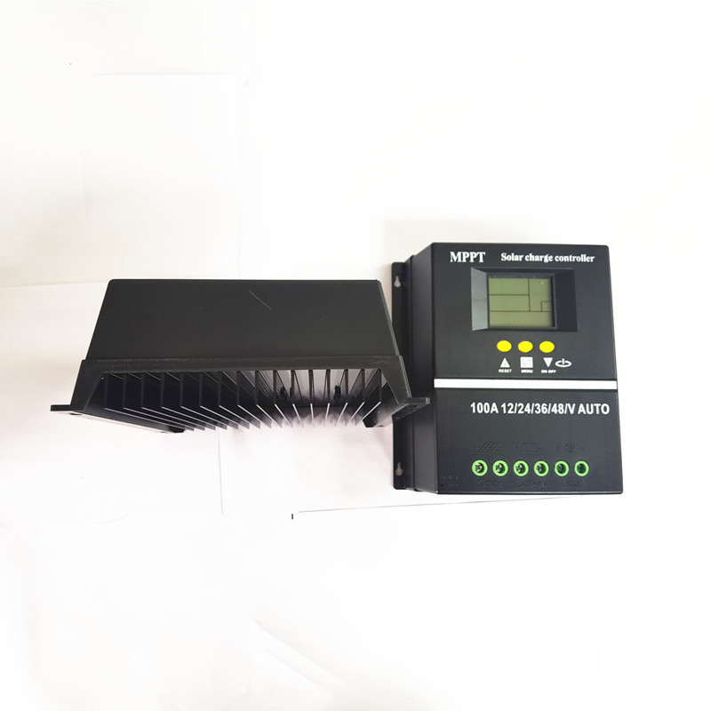 Produktbild von MPPT-Solarladeregler 100A – 12/24/36/48V – LCD-Display – Dual-USB – Für LiFePO4 & Lithium
