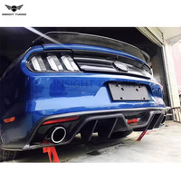 Nouvelle lèvre de pare-chocs en fibre de carbone pour Ford Mustang 2015-2017 S550 – Améliorez votre véhicule avec le design AC – Diffuseur de pare-chocs arrière et kit carrosserie