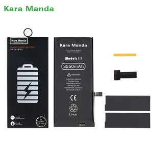 Kara Manda 0 Popup finestra KM nuova batteria per iPhone 100% salute doppia connessione batteria iPhone per iPhone 11 12 13 14 batteria