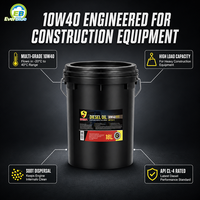 Huile moteur diesel haute performance 18L 10W40 pour camions, bus, tracteurs et engins de construction