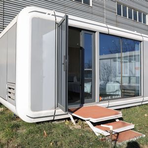 Casa Contenedor Prefabricada <span class=keywords><strong>de</strong></span> Lujo <span class=keywords><strong>de</strong></span> 20 y 40 pies, Cápsula Espacial Móvil <span class=keywords><strong>de</strong></span> Acero, Cabina Portátil - Product Image 3