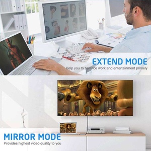 Farsince Kim Loại (Tbt <span class=keywords><strong>2</strong></span>) Mini Dp Để <span class=keywords><strong>HDMI</strong></span> Để <span class=keywords><strong>VGA</strong></span> <span class=keywords><strong>2</strong></span> Trong 1 Adapter Chuyển Đổi 4K 1080P - Product Image 3