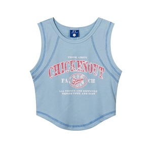 American Retro <span class=keywords><strong>Spice</strong></span> Girls Short Curved Letters Undershirt Halter Summer Navel Exposed Thin Camiseta sin mangas Mujer - Product Image 6