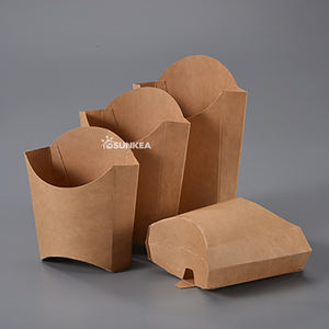 Kotak Kemasan Kentang Goreng Wadah Keripik Kentang Kotak Camilan Kentang Goreng untuk Pesta - Product Image 2