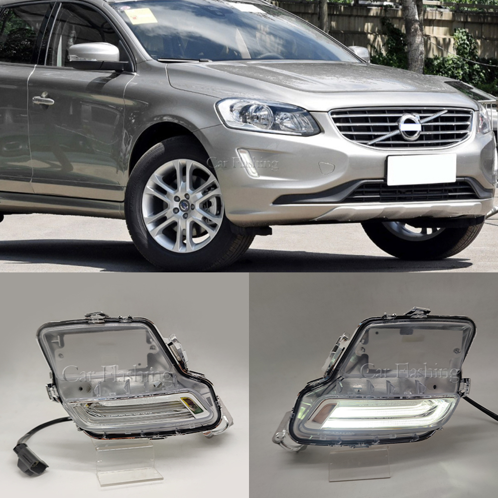 LED DRL Daytime Running Light Daylight With Dimming Function For Volvo XC60 2009 2013|daytime - View #3