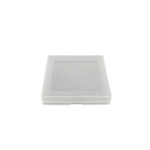 Square Frosted PP Plastic <b>Storage</b> <b>Box</b> 9x9x1.7cm Transparent Cover For <b>Small</b> Parts Tools Card Lens Case - Product Image 5