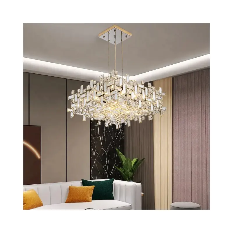 샹들리에 조명 큰 황금 장식 유럽 빈티지 럭셔리 램프 현대 호텔 로비 럭셔리 크리스탈 매달려 빛 크리스탈